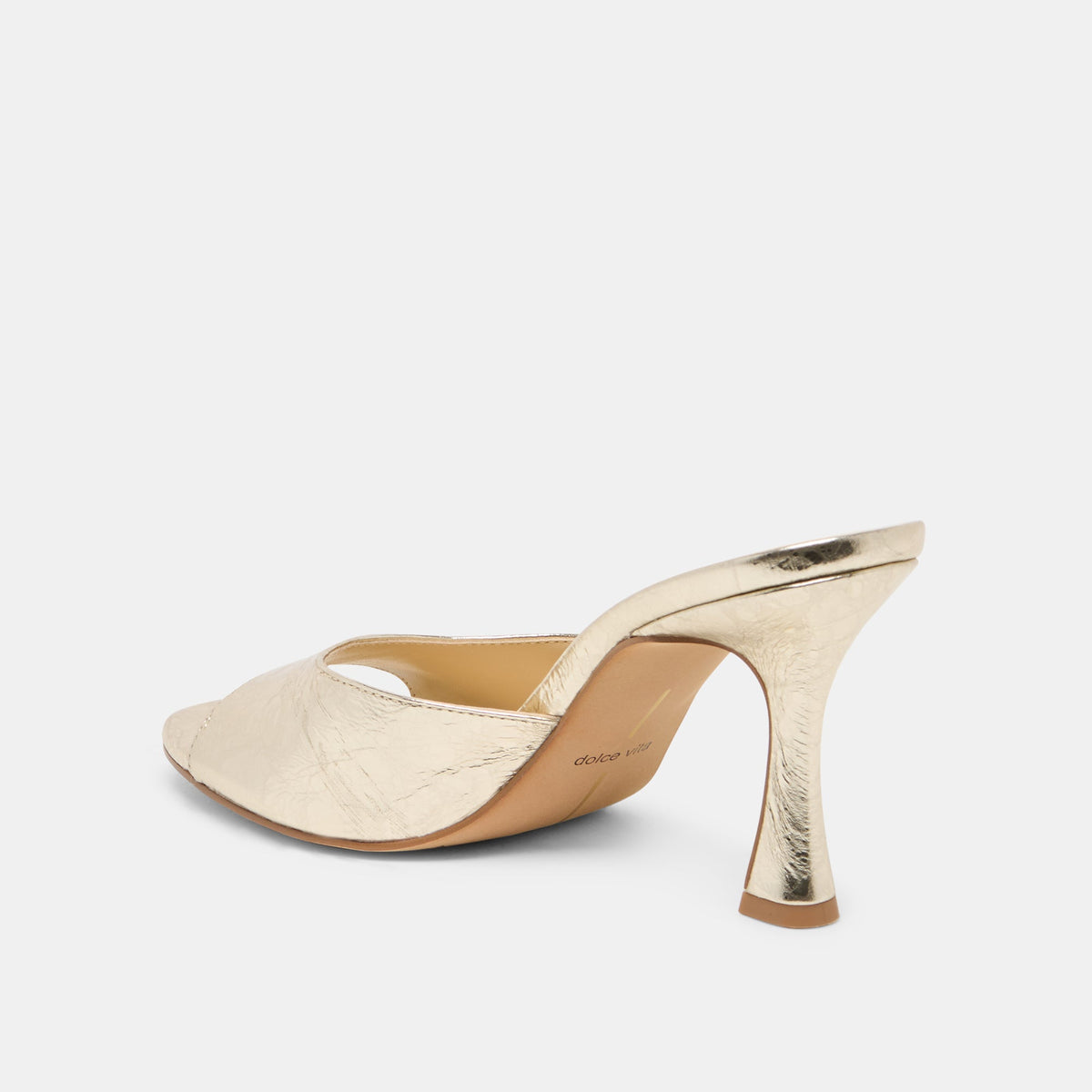 Rosha Platinum Distressed Leather Heels | Dolce Vita Trending