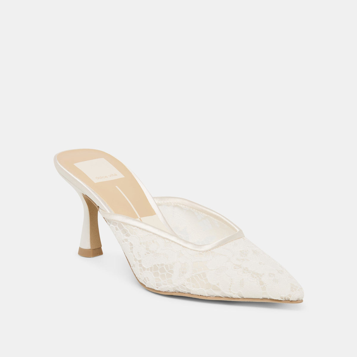 Cleo High True White Lace Heels | Dolce Vita Best Seller