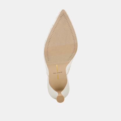 Cleo High True White Lace Heels | Dolce Vita Best Seller