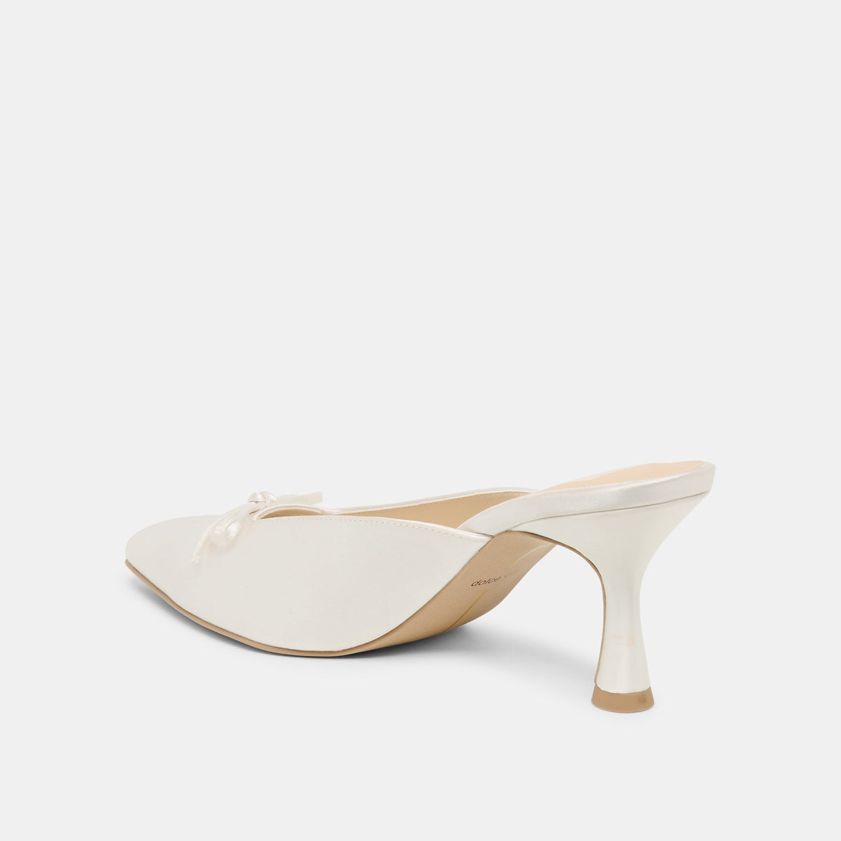Cleo High Off White Satin Heels | Dolce Vita Hot Sale