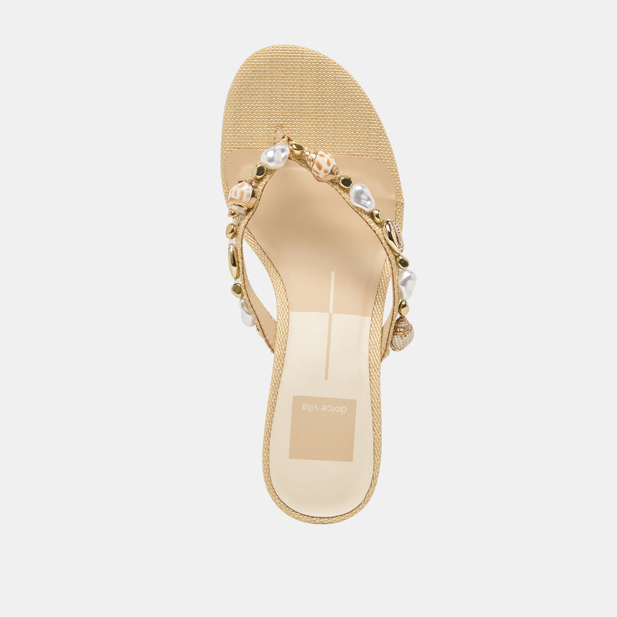 Daksie Lt Natural Raffia Heels | Dolce Vita Sale