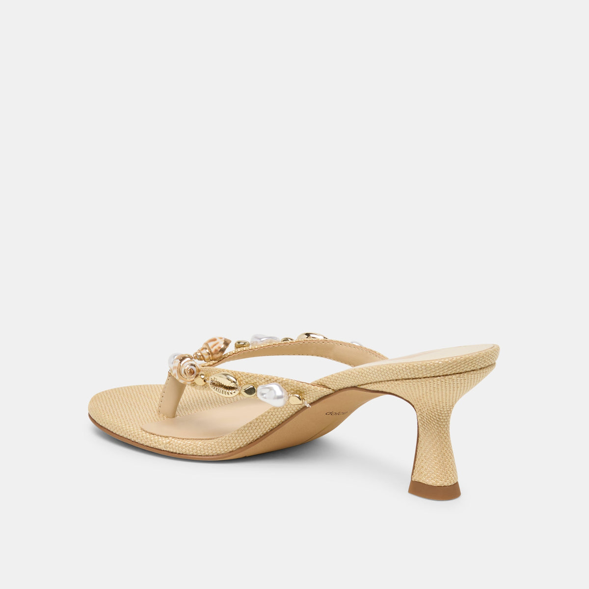 Daksie Lt Natural Raffia Heels | Dolce Vita Sale
