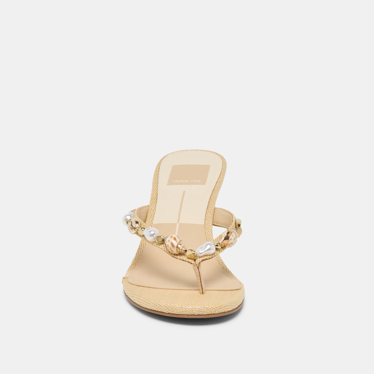 Daksie Lt Natural Raffia Heels | Dolce Vita Sale