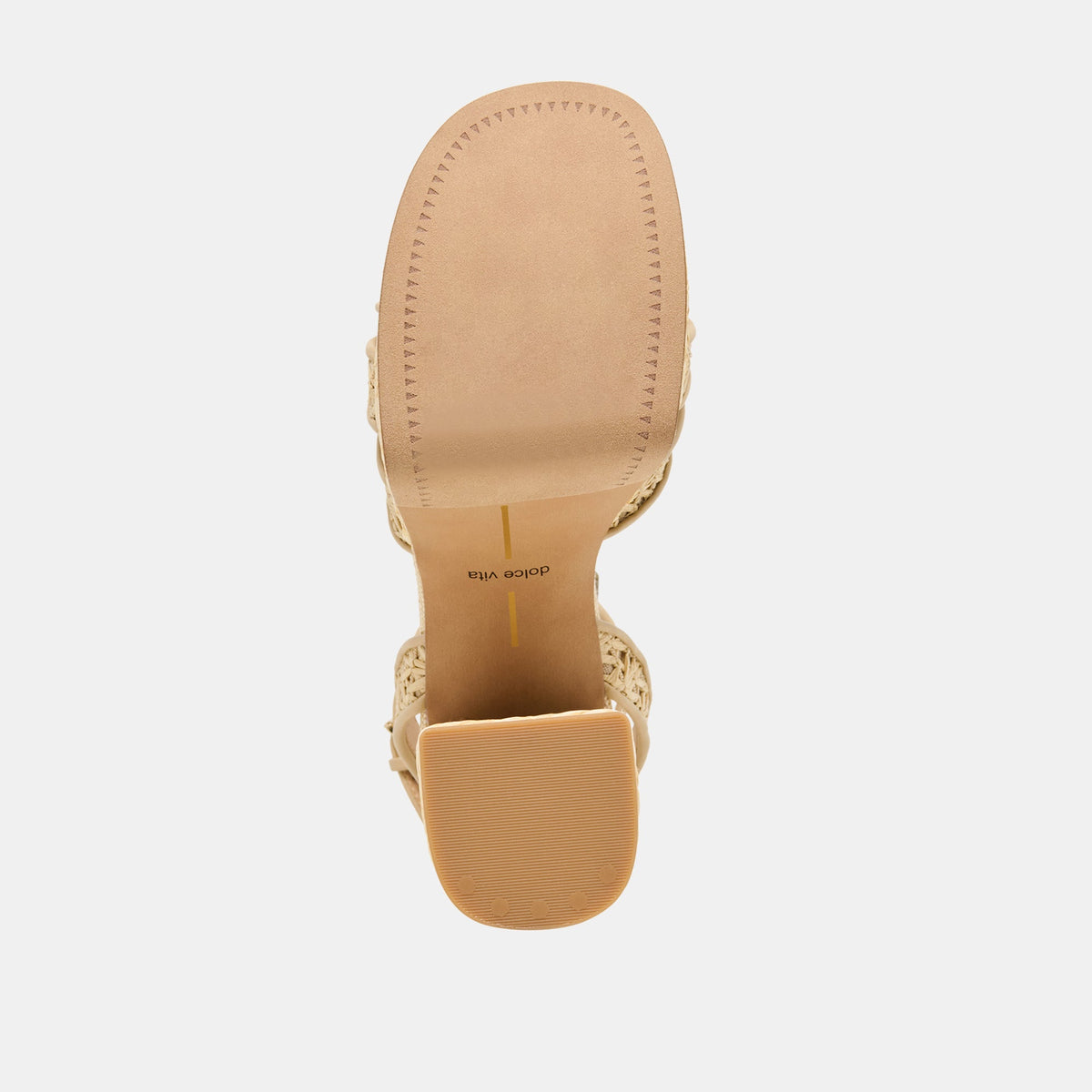 Danila Lt Natural Cross Hatch Raffia Heels | Dolce Vita Featured