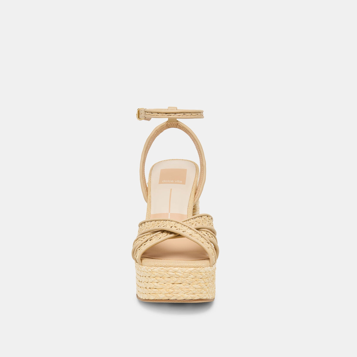 Danila Lt Natural Cross Hatch Raffia Heels | Dolce Vita Featured