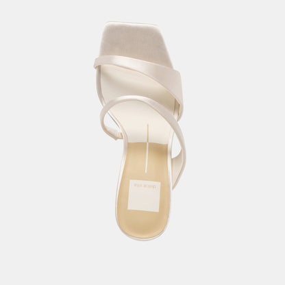 Icelyn Ivory Satin Heels | Dolce Vita Popular