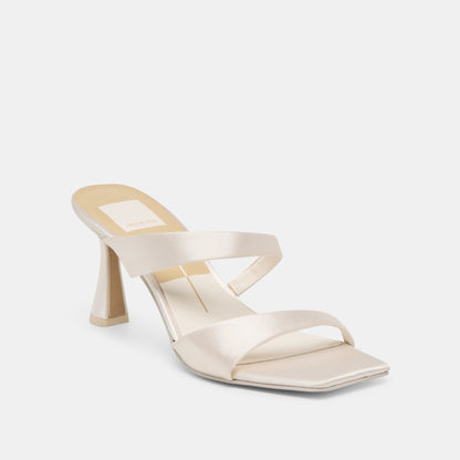Icelyn Ivory Satin Heels | Dolce Vita Popular