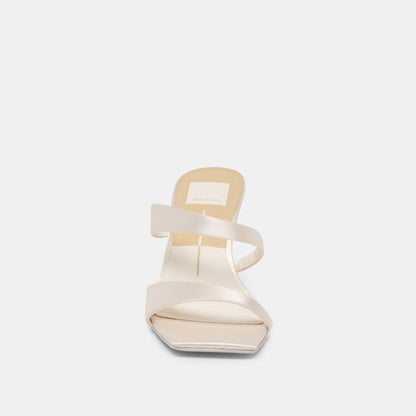 Icelyn Ivory Satin Heels | Dolce Vita Popular