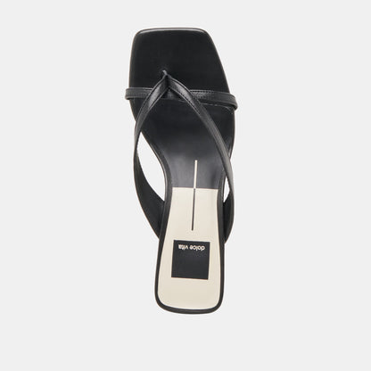 BREVEL WIDE HEELS ONYX LEATHER
 – Dolce Vita | Dolce Vita Premium