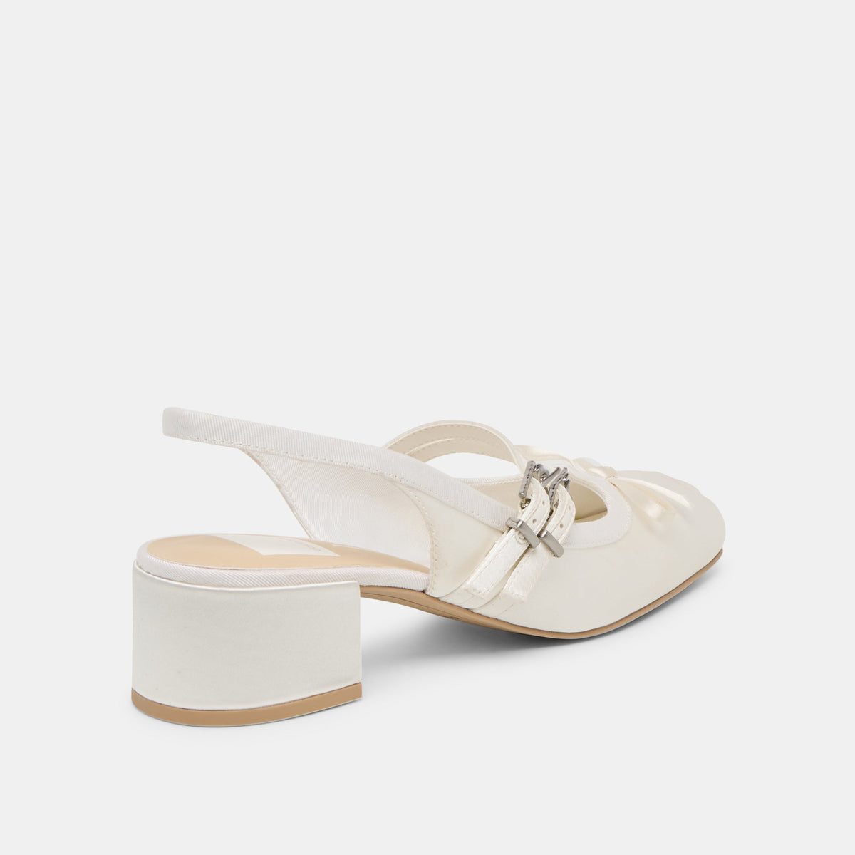Loris True White Satin Heels | Dolce Vita Best Seller