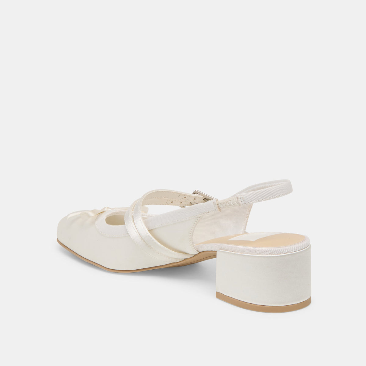 Loris True White Satin Heels | Dolce Vita Best Seller