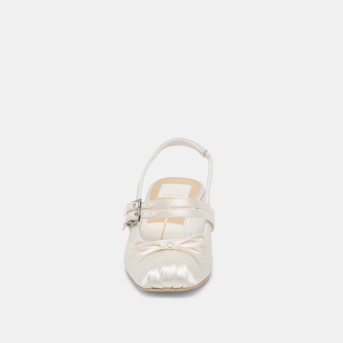 Loris True White Satin Heels | Dolce Vita Best Seller