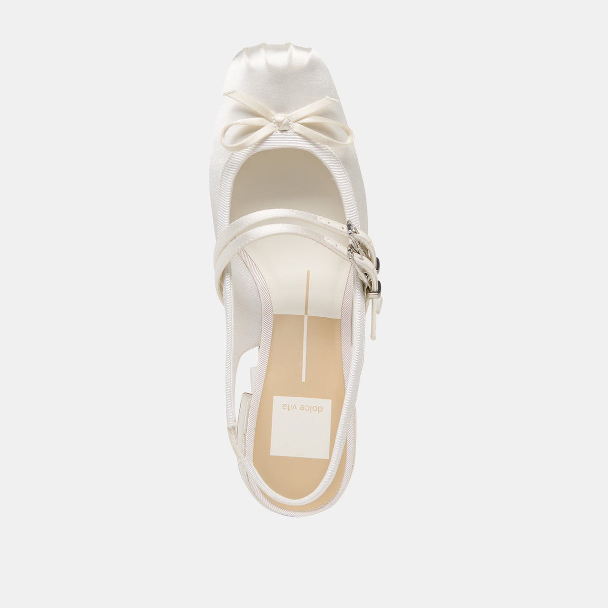 Loris True White Satin Heels | Dolce Vita Best Seller