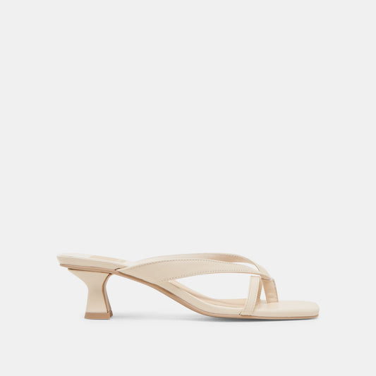 Brevel Wide Bone Leather Heels | Dolce Vita Signature