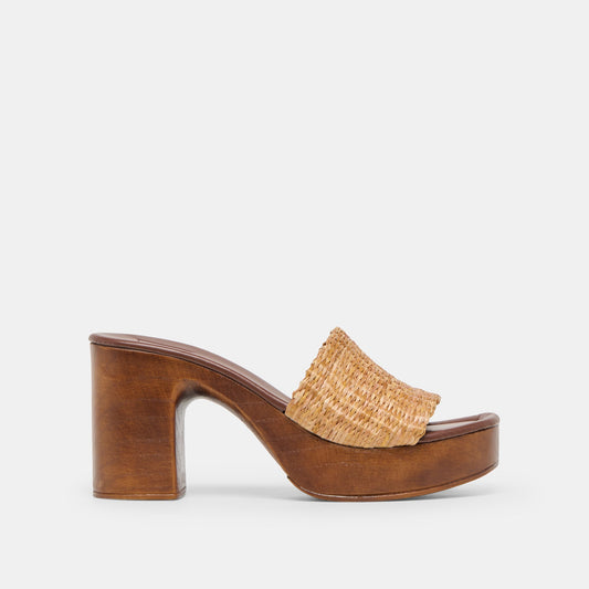Celest Natural Raffia Heels | Dolce Vita Hot Sale