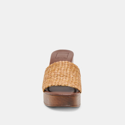 Celest Natural Raffia Heels | Dolce Vita Hot Sale