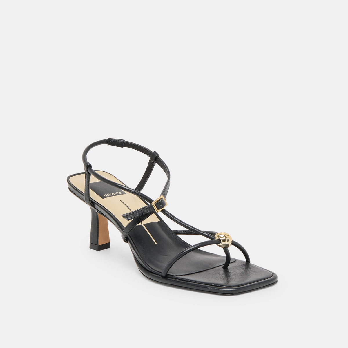 Mylee Black Leather Heels | Dolce Vita Hot Sale