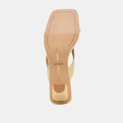 Brevel Natural Raffia Heels | Dolce Vita Classic