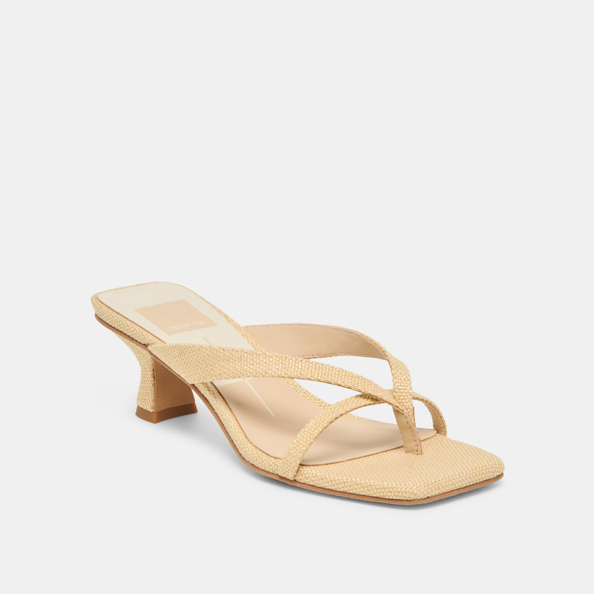 Brevel Natural Raffia Heels | Dolce Vita Classic