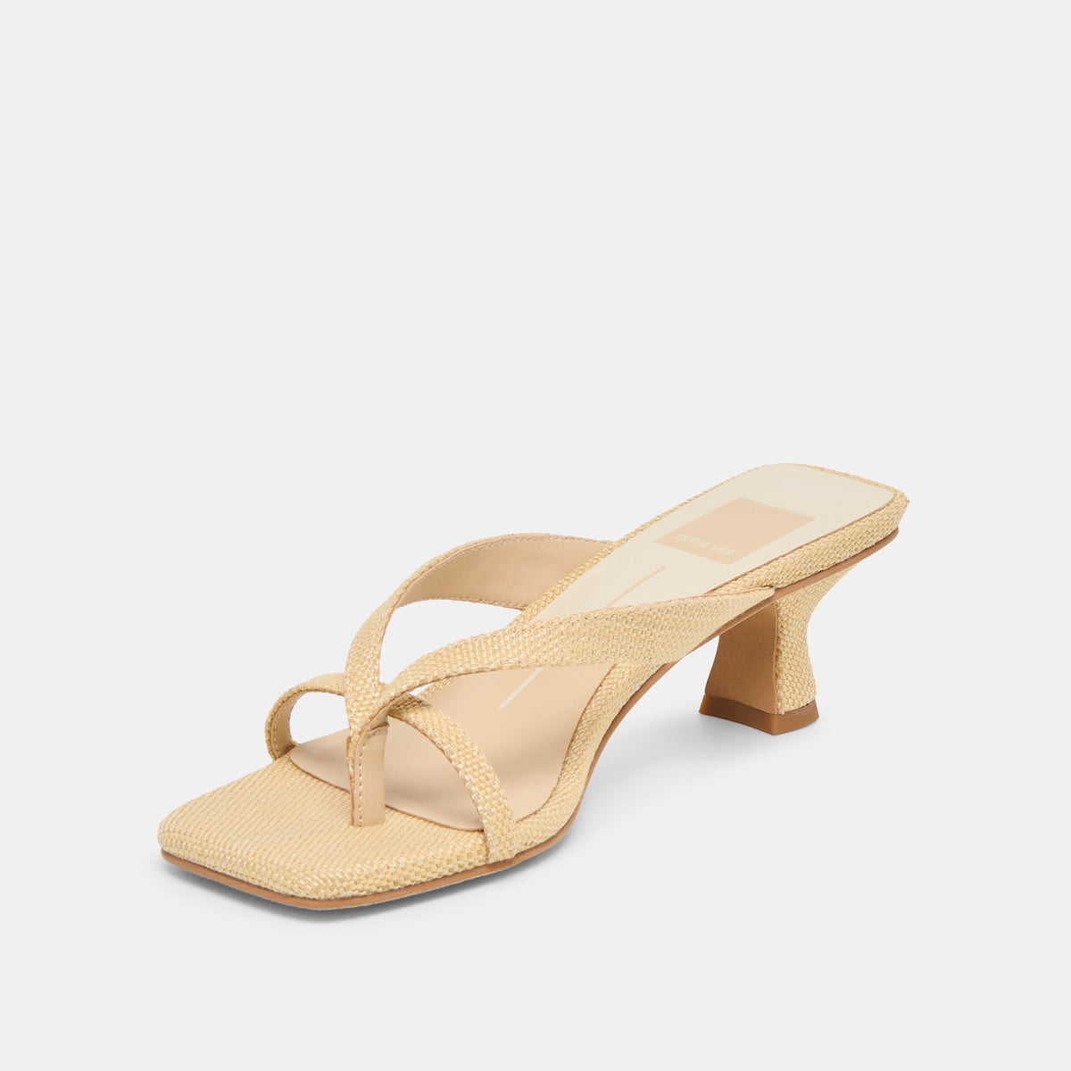 Brevel Natural Raffia Heels | Dolce Vita Classic