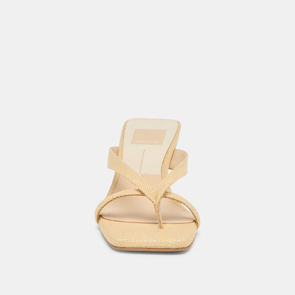Brevel Natural Raffia Heels | Dolce Vita Classic