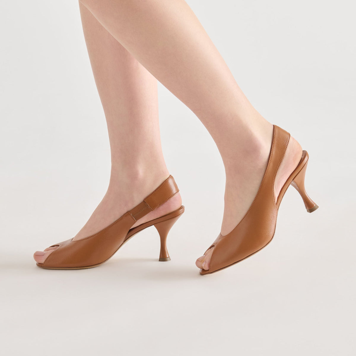 Madow Tan Leather Heels | Dolce Vita Smart Buy
