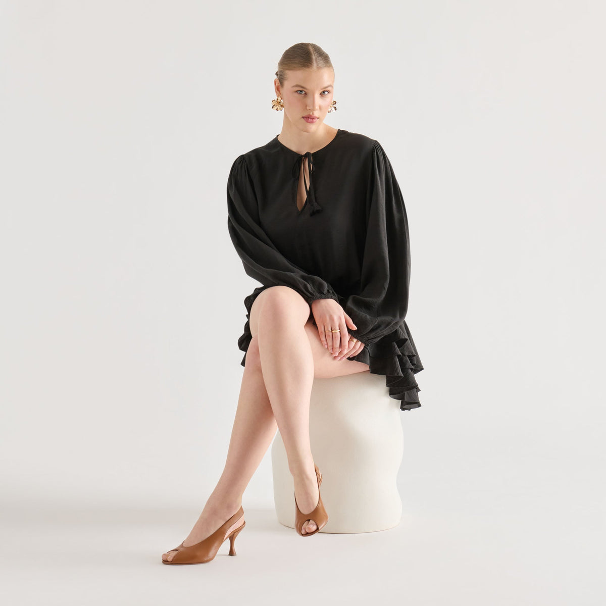 Madow Tan Leather Heels | Dolce Vita Smart Buy