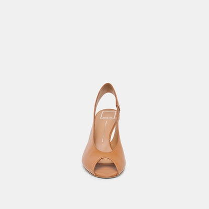 Madow Tan Leather Heels | Dolce Vita Smart Buy