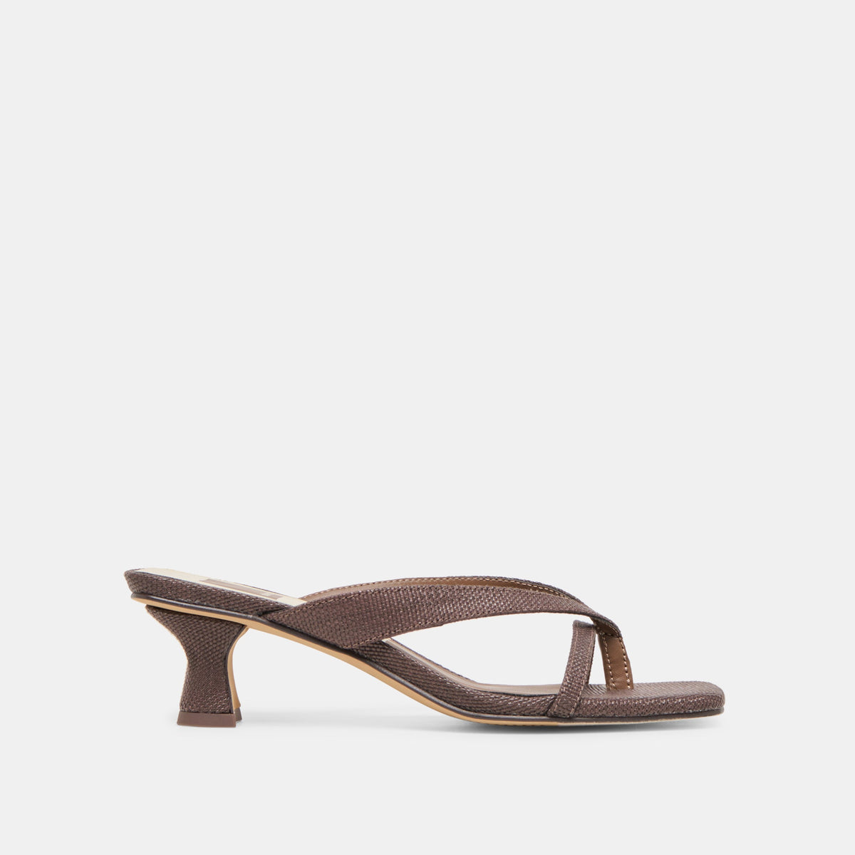 Brevel Chocolate Raffia Heels | Dolce Vita Best Seller