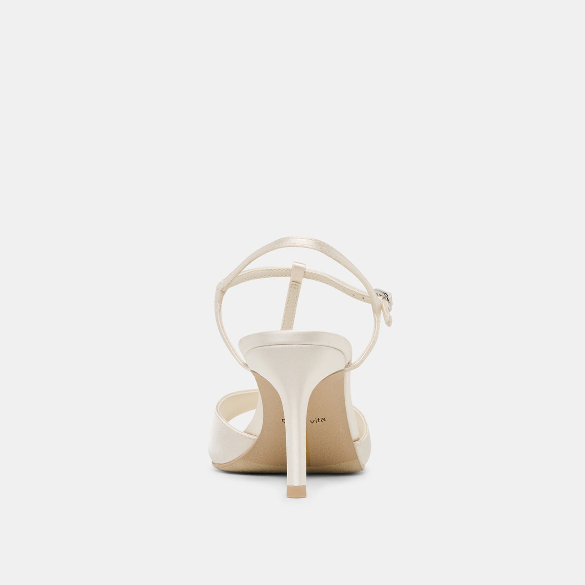 Hilery Off White Satin Heels | Dolce Vita Featured