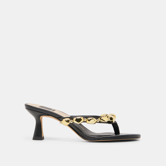 Daksie Black Leather Heels | Dolce Vita Recommended