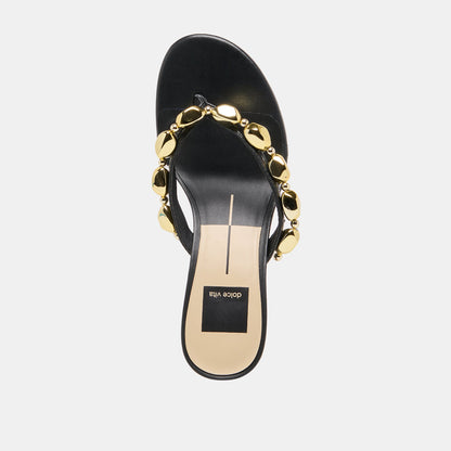 Daksie Black Leather Heels | Dolce Vita Recommended