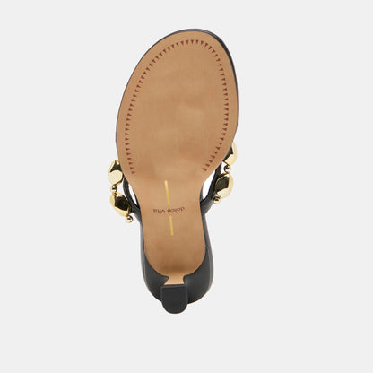 Daksie Black Leather Heels | Dolce Vita Recommended