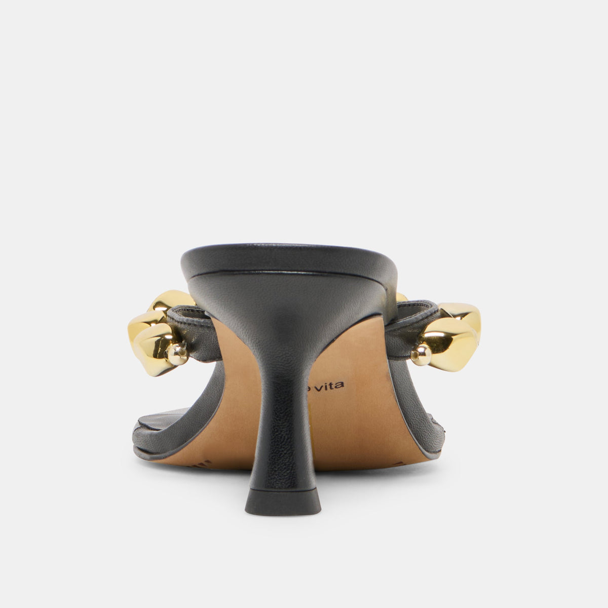 Daksie Black Leather Heels | Dolce Vita Recommended