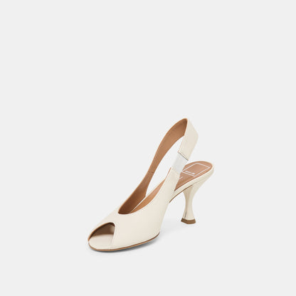 Madow Off White Leather Heels | Dolce Vita Recommended