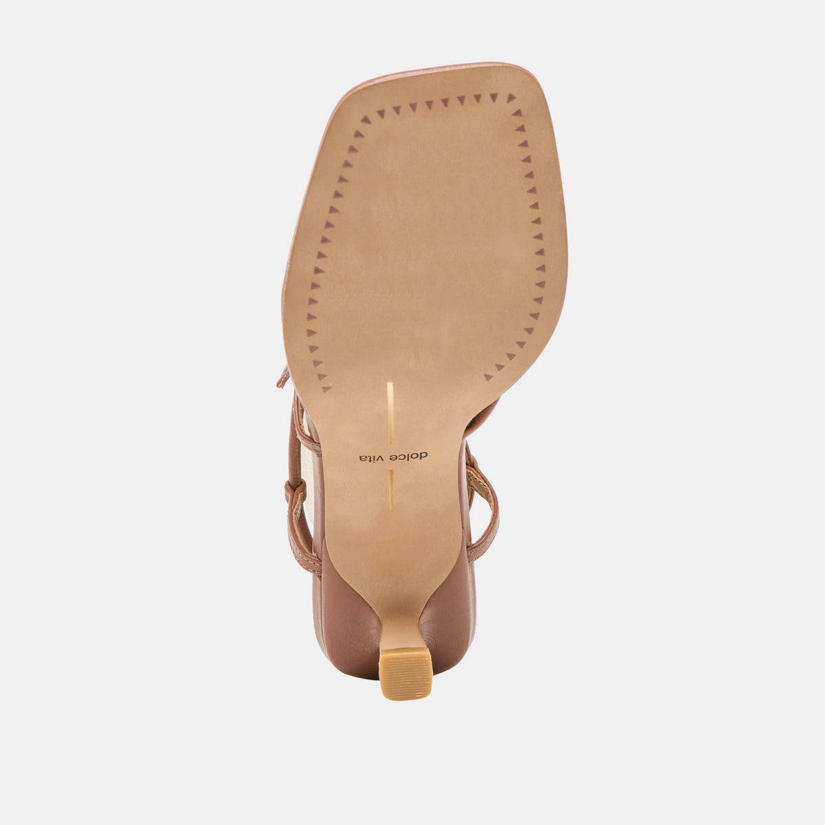 Mylee Cognac Leather Heels | Dolce Vita New