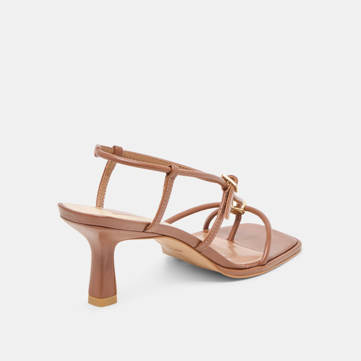 Mylee Cognac Leather Heels | Dolce Vita New