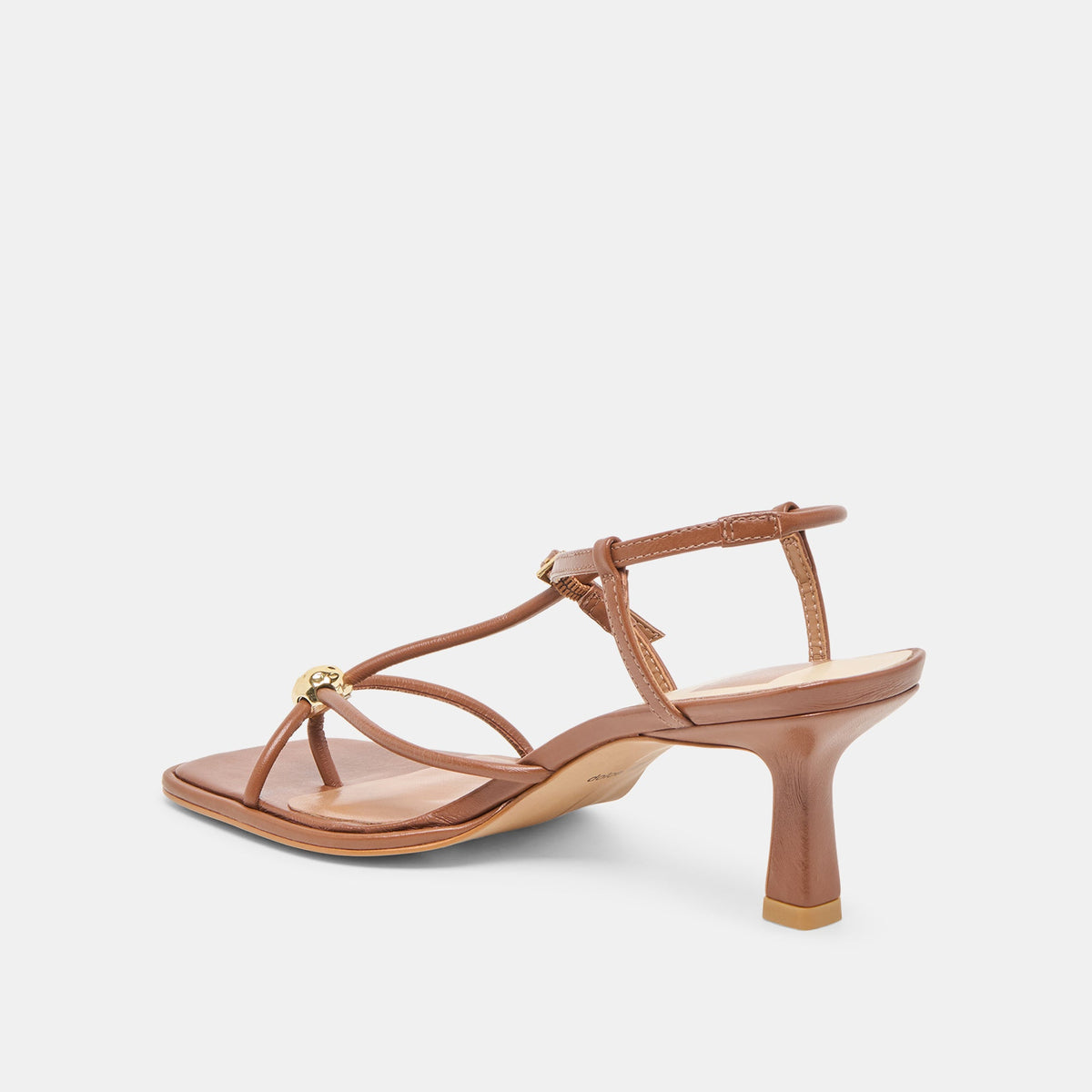 Mylee Cognac Leather Heels | Dolce Vita New