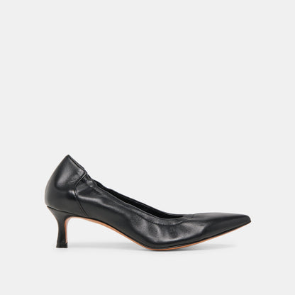 Celtin Black Leather Heels | Dolce Vita Featured