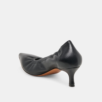 Celtin Black Leather Heels | Dolce Vita Featured