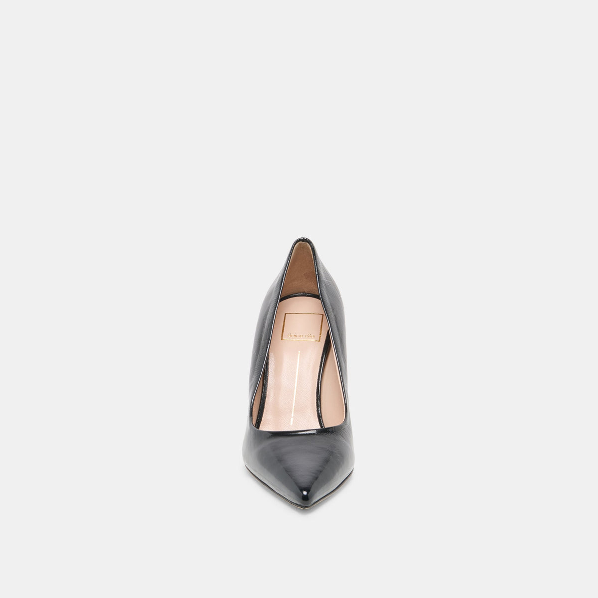 LANKY Black Leather Closed-Toe Pump Stiletto Heels | Dolce Vita Great Value