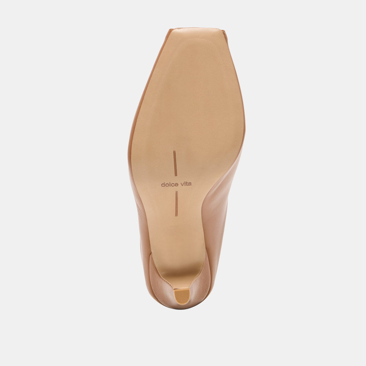 MERY Brown Leather Peep-Toe Heels | Dolce Vita Everyday