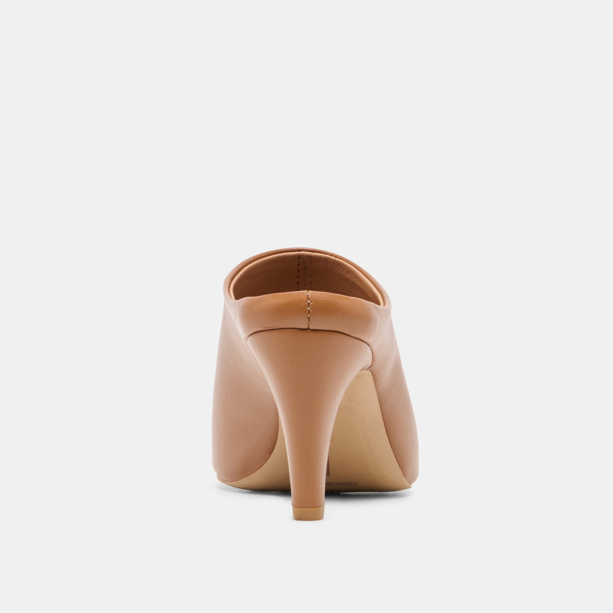 MERY Brown Leather Peep-Toe Heels | Dolce Vita Everyday