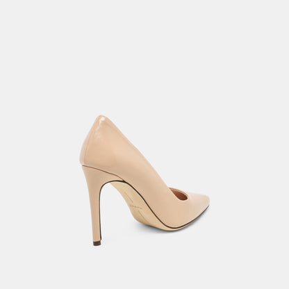 LANKY Tan Leather Closed-Toe Pump Stiletto Heels | Dolce Vita Latest