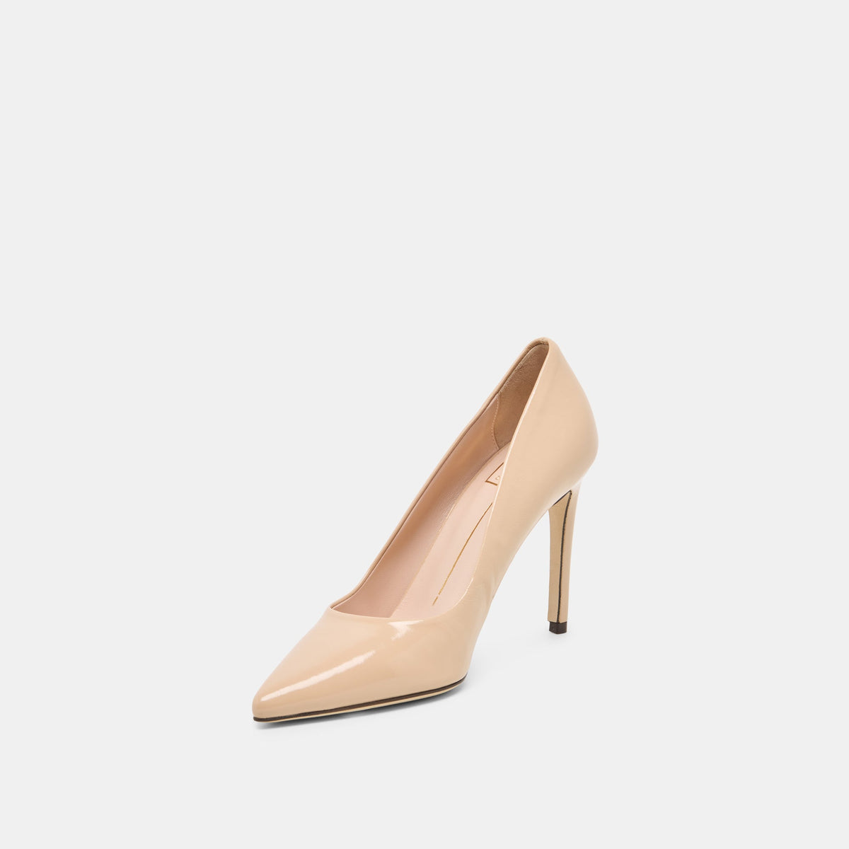 LANKY Tan Leather Closed-Toe Pump Stiletto Heels | Dolce Vita Latest