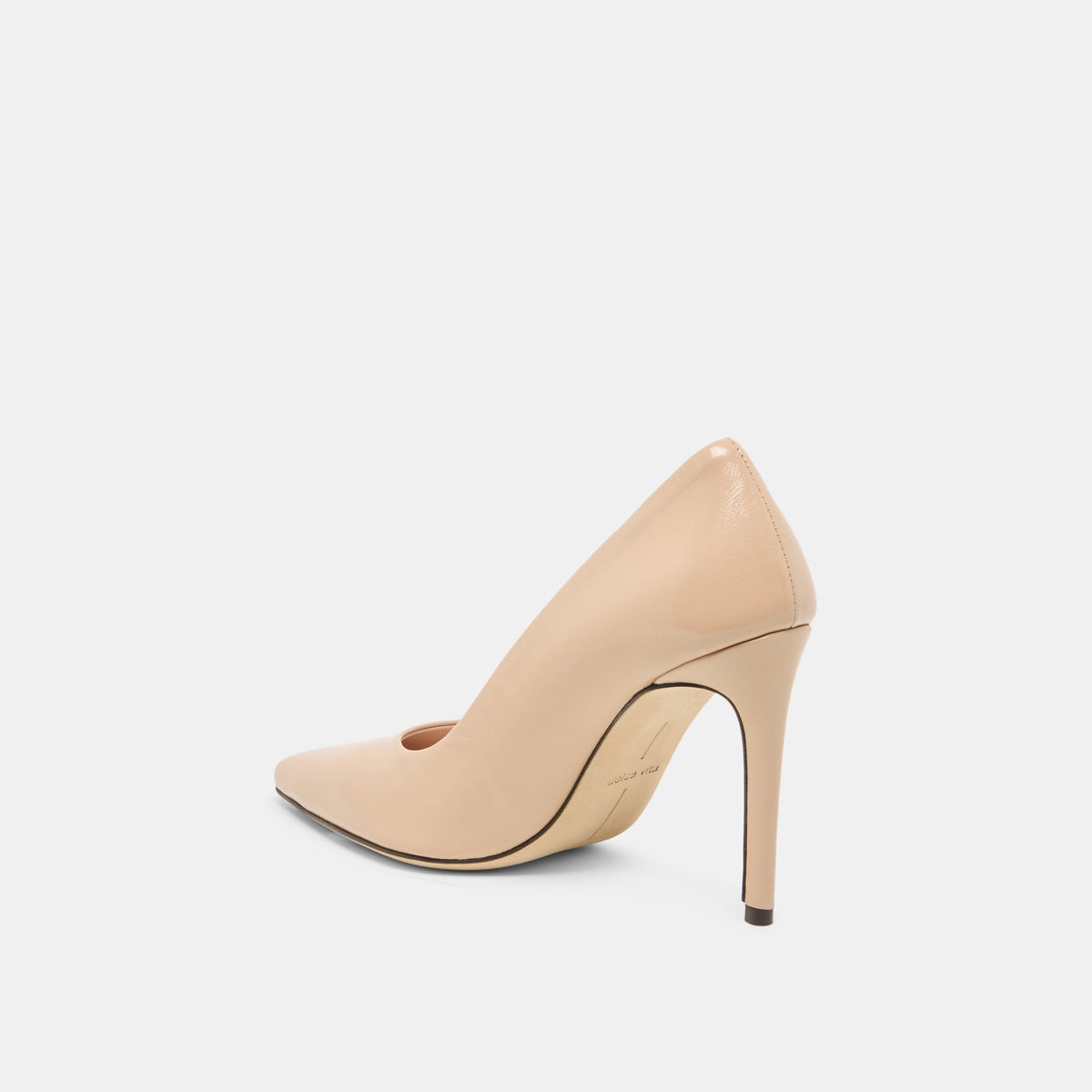 LANKY Tan Leather Closed-Toe Pump Stiletto Heels | Dolce Vita Latest