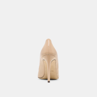 LANKY Tan Leather Closed-Toe Pump Stiletto Heels | Dolce Vita Latest