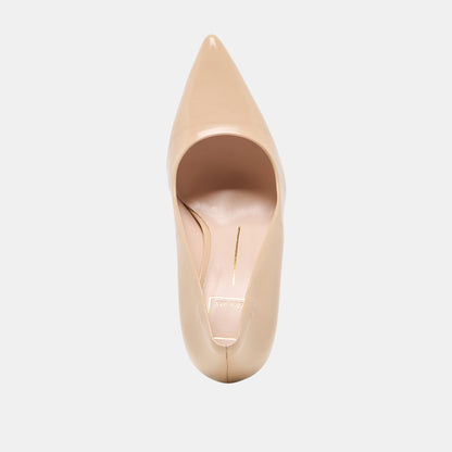 LANKY Tan Leather Closed-Toe Pump Stiletto Heels | Dolce Vita Latest