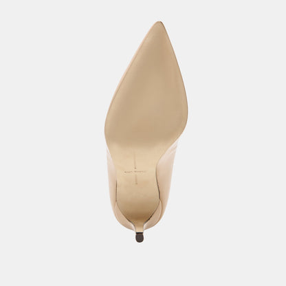 LANKY Tan Leather Closed-Toe Pump Stiletto Heels | Dolce Vita Latest