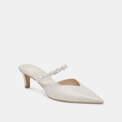 Kanika Pearl Mid Vanilla Pearl Heels | Dolce Vita Special Offer